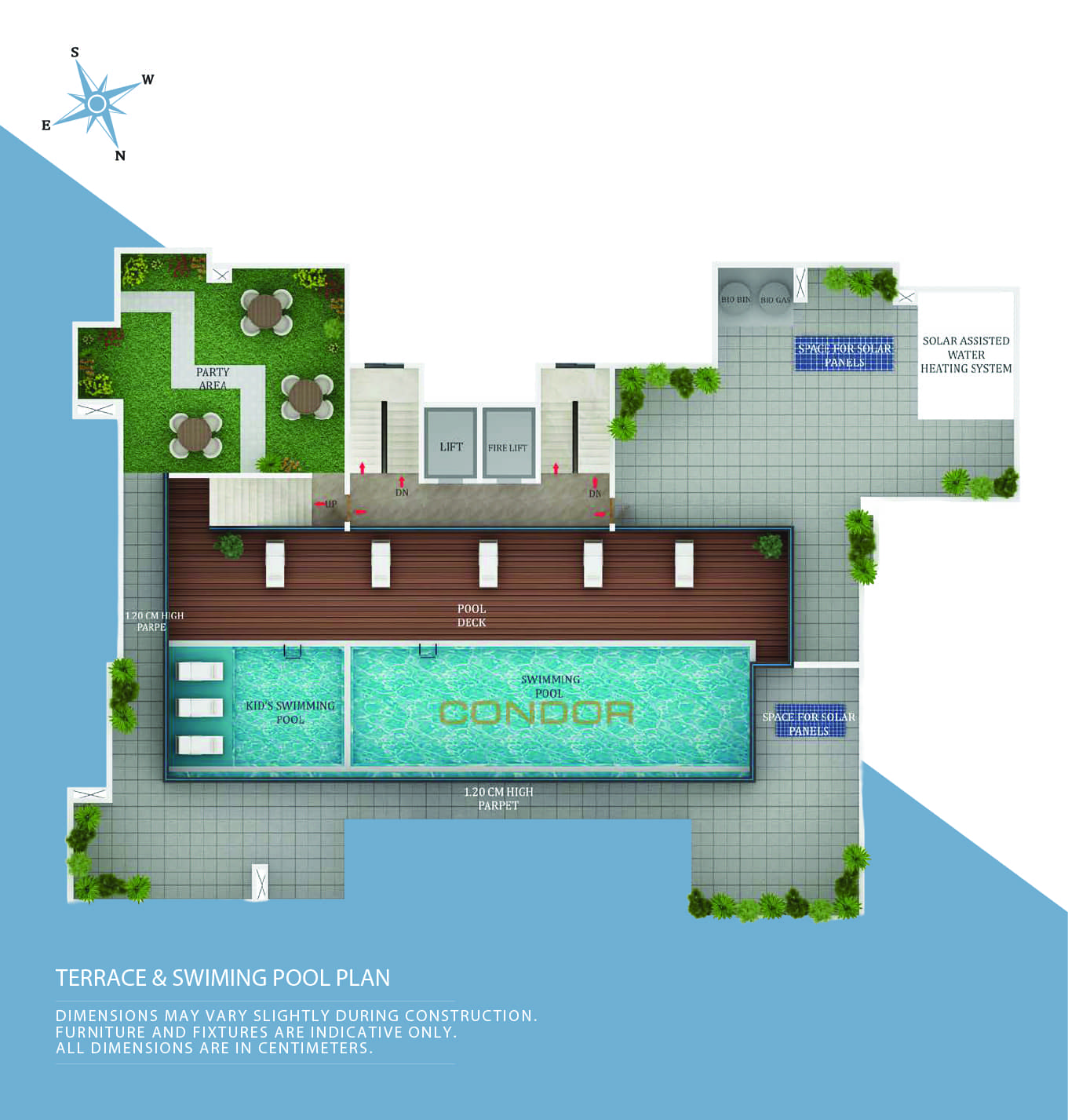 terrace pool Condor Aster